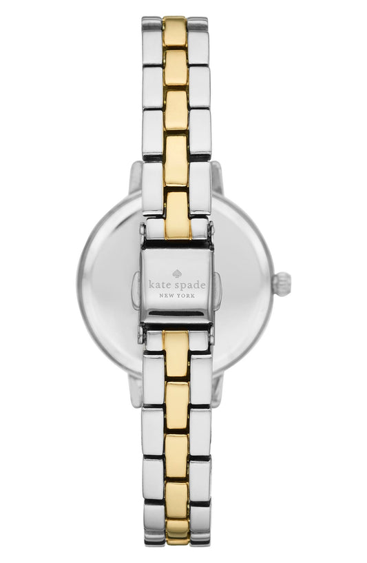 KATE SPADE NEW YORK women's 3-hand two-tone bracelet watch, 30mm, Alternate, color, NO COLOR