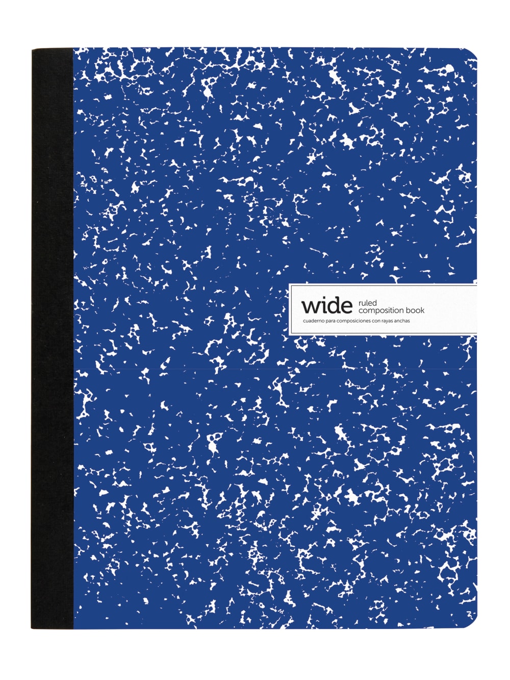 Office Depot® Brand Composition Notebook, 9-3/4" x 7-1/2", Wide Ruled, 200 Pages (100 Sheets), Blue
Item #
6901441