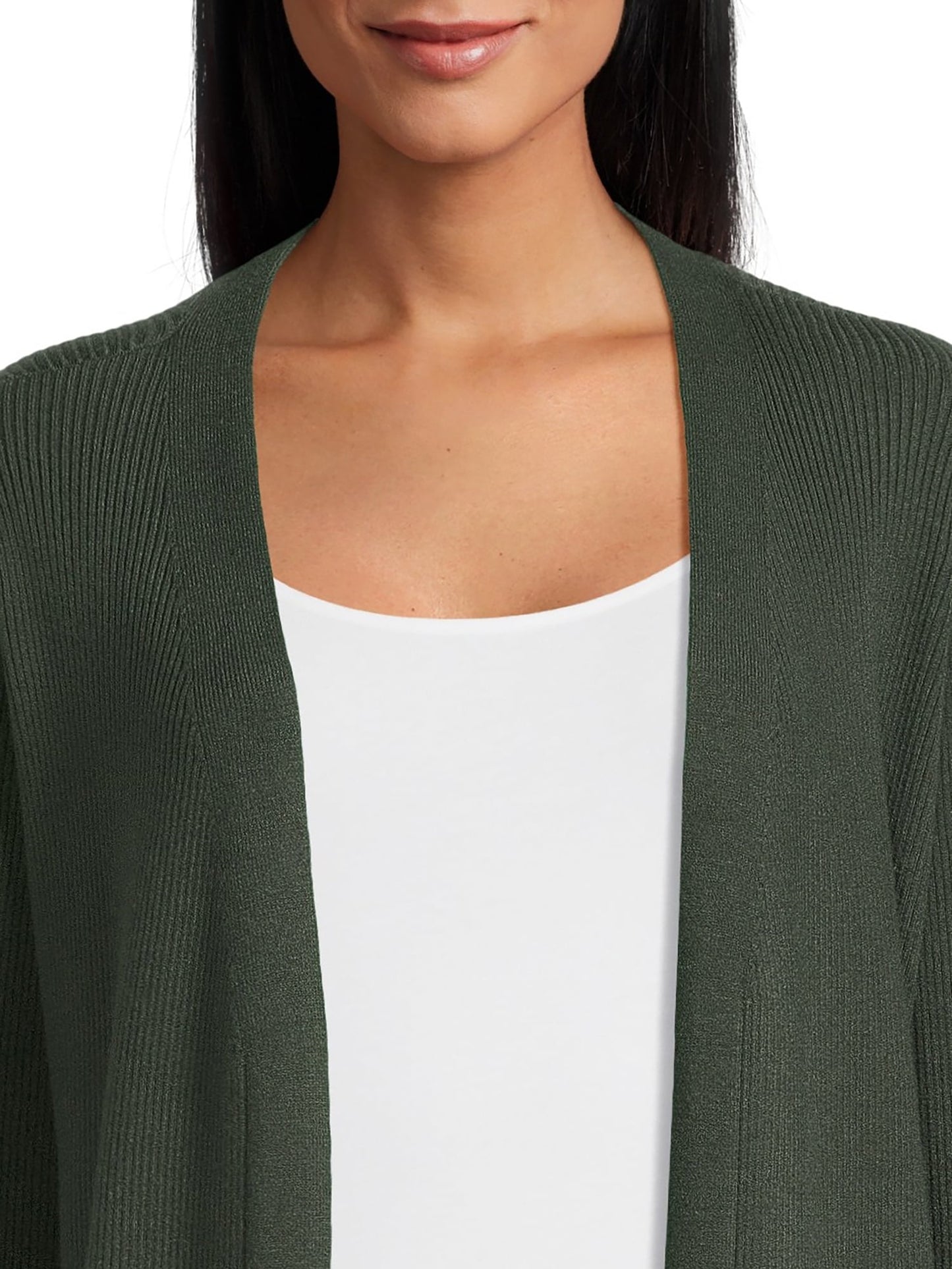 Time and Tru Women's Ribbed Duster, Sizes XS-3XL - image 4 of 5