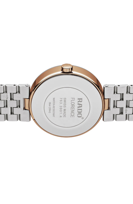 RADO Florence Automatic Bracelet Watch, 38mm, Alternate, color, BRONZE/ SILVER