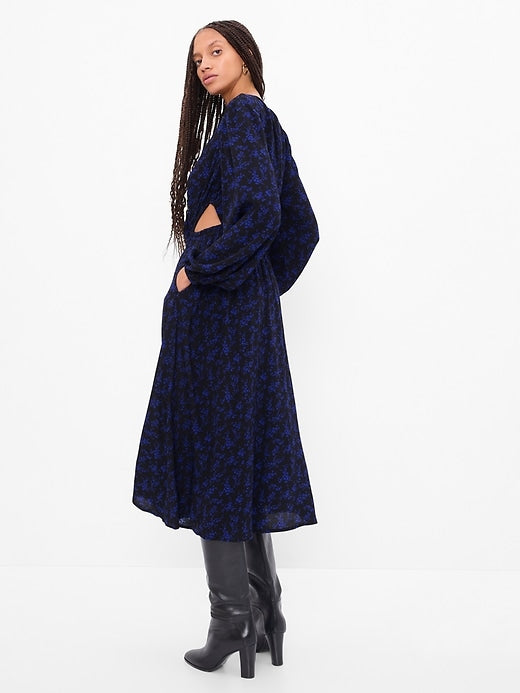 Image number 2 showing, LENZING™ ECOVERO™ Cutout Midi Dress