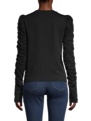 Walter Baker
                                                                         Ruched Long-Sleeve T-Shirt