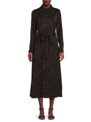 YAL New York Long Sleeve Floral Maxi Dress