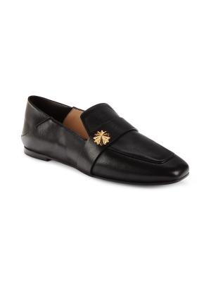 Stuart Weitzman Wylie Star Leather Loafers