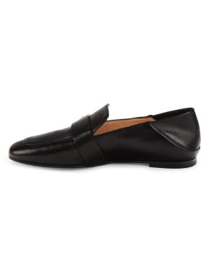 Stuart Weitzman Wylie Star Leather Loafers