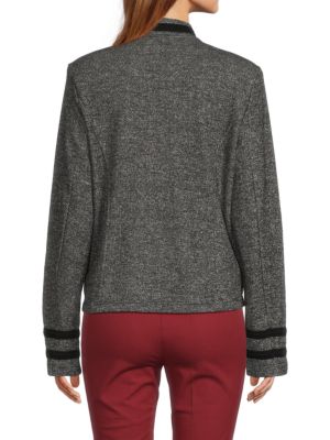 Tommy Hilfiger Marled Knit Military Jacket