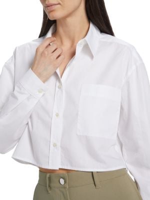 ba&sh
 Delga Cropped Shirt