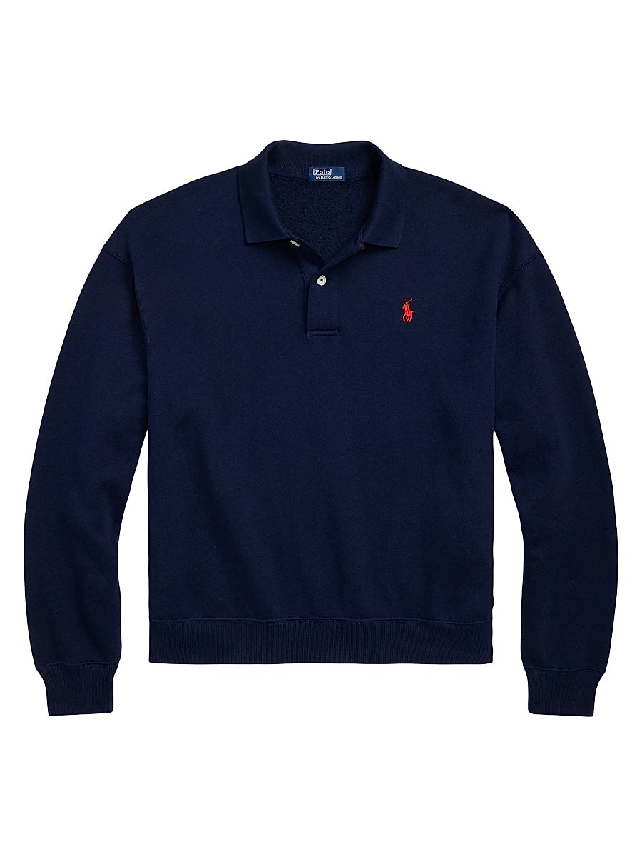 Logo Fleece Quarter-Zip Sweatshirt