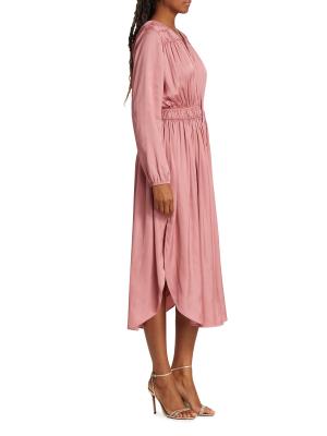 Elie Tahari Whisper Shirred Dress