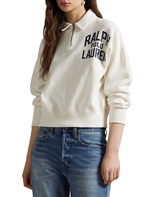 Logo Fleece Quarter-Zip Sweatshirt