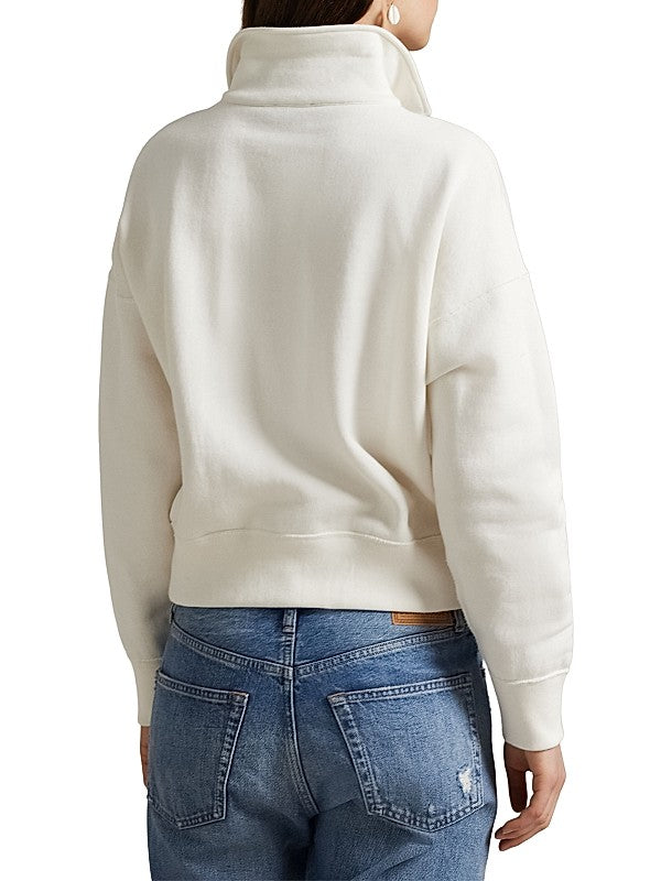 Logo Fleece Quarter-Zip Sweatshirt