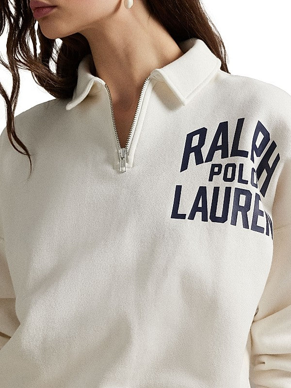 Logo Fleece Quarter-Zip Sweatshirt