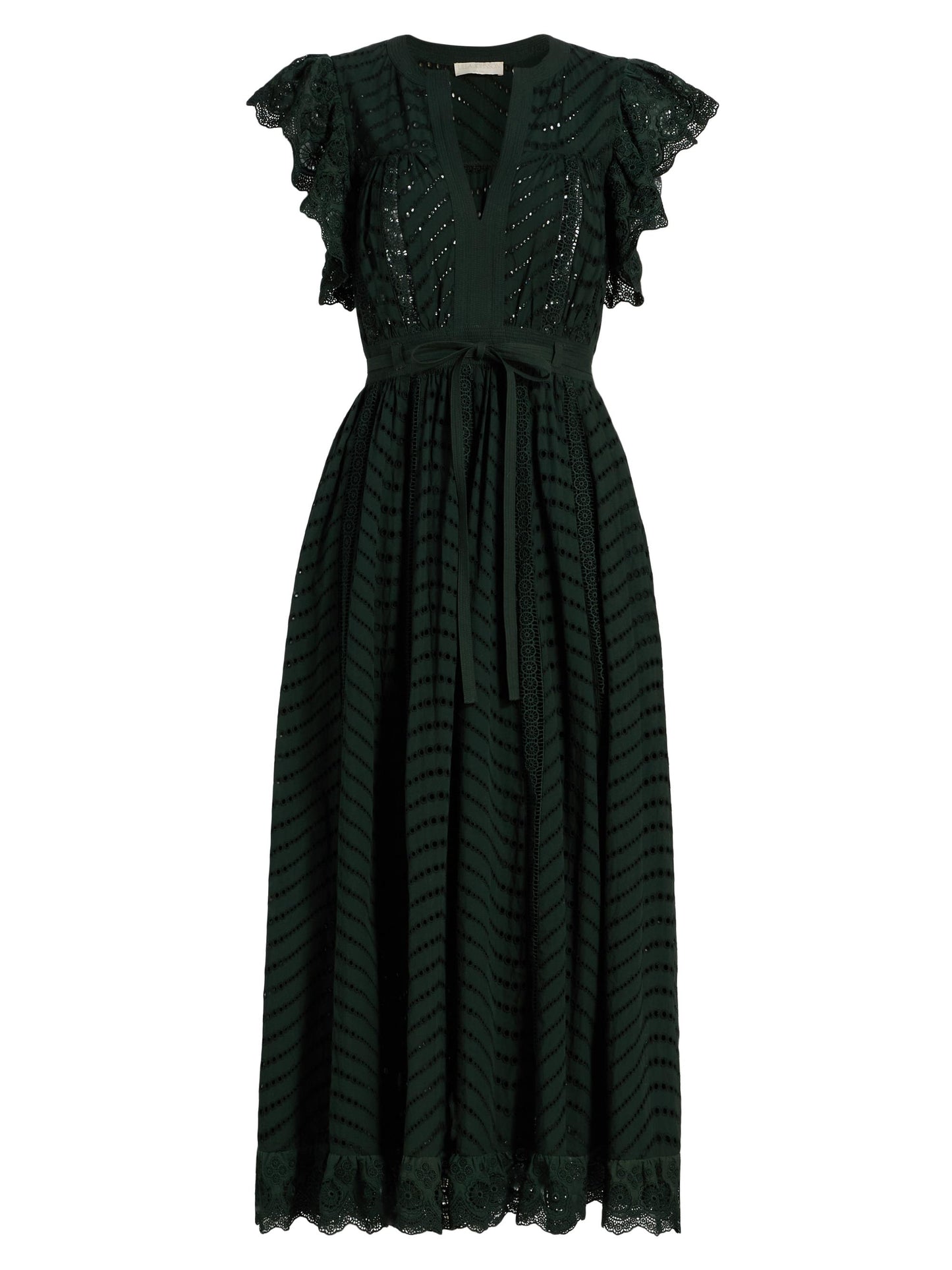 Loretta Pleated Cotton-Blend Shirtdress