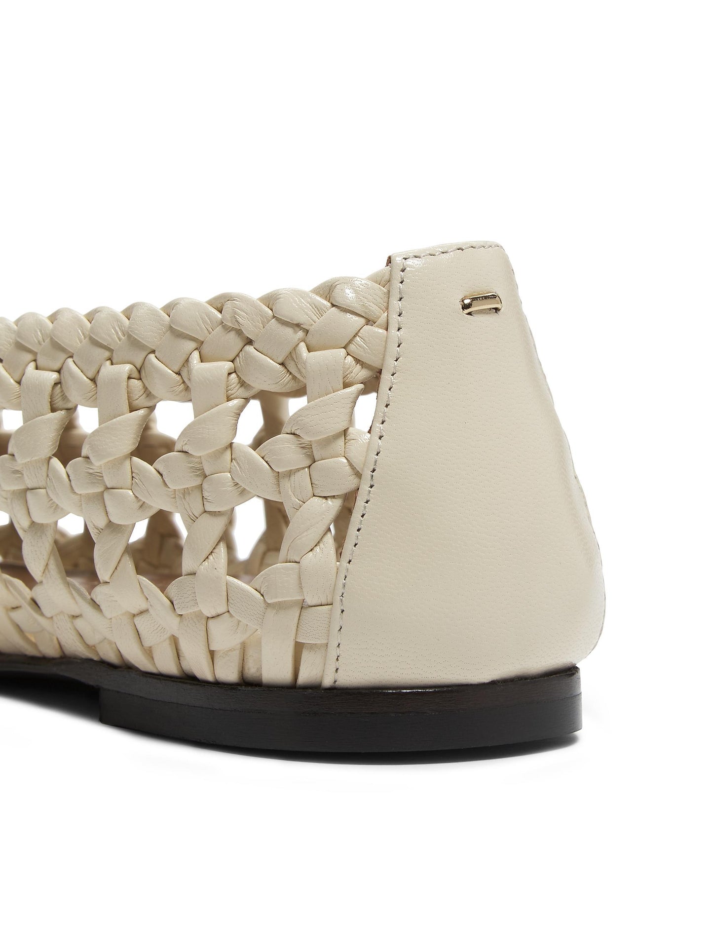 Giuseppe Zanotti Braided Leather Ballet Flats