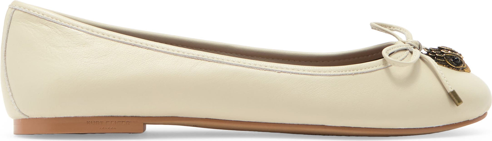 Kurt Geiger London Eagle Ballerina Flat, Alternate, color, Bone