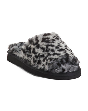 Faux Fur Cozy Slide Slippers