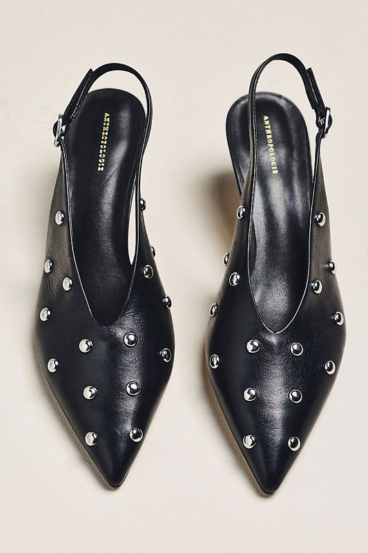 Anthropologie By Anthropologie Pointed-Toe Slingback Pumps