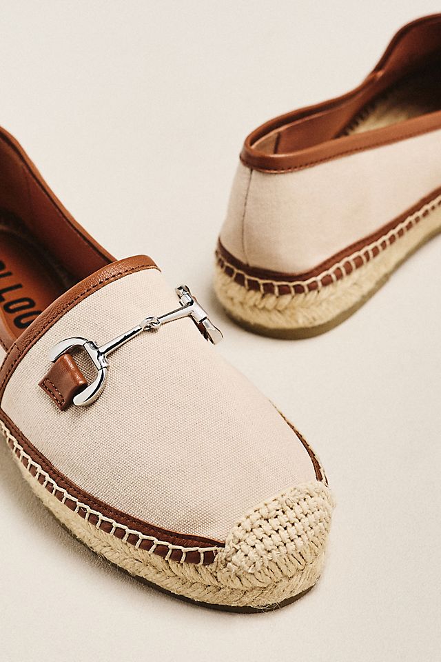 Anthropologie Bibi Lou Horsebit Espadrille Flats