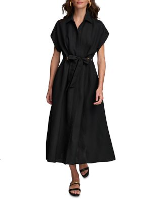 Donna Karan Belted Midi Dress