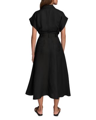 Donna Karan Belted Midi Dress