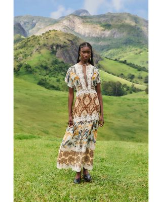 FARM Rio Snake Garden Maxi Dress