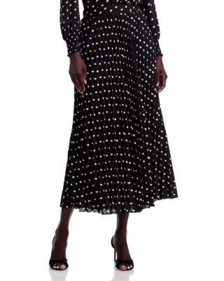 T Tahari Pleated Maxi Skirt