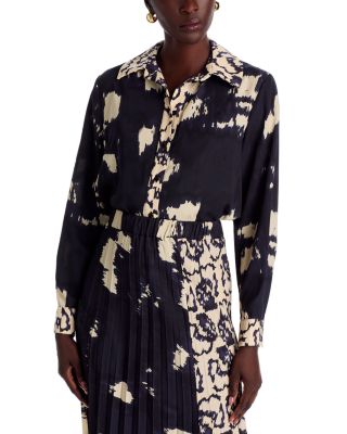 La Fée Maraboutée Pleated Back Blouse