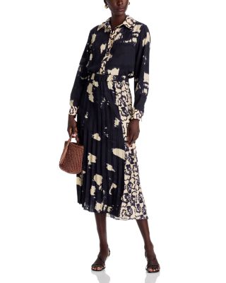 La Fée Maraboutée Pleated Back Blouse