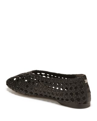 Sam Edelman Women's Shira Woven Leather Ballet Flats
