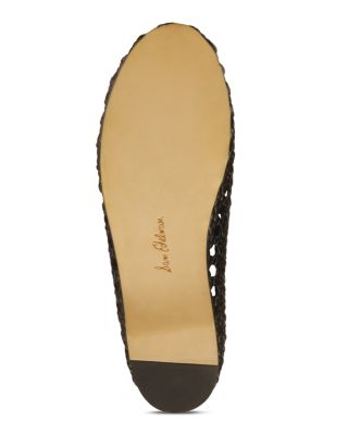Sam Edelman Women's Shira Woven Leather Ballet Flats