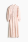 H & M Lace-Detail Cotton Dress