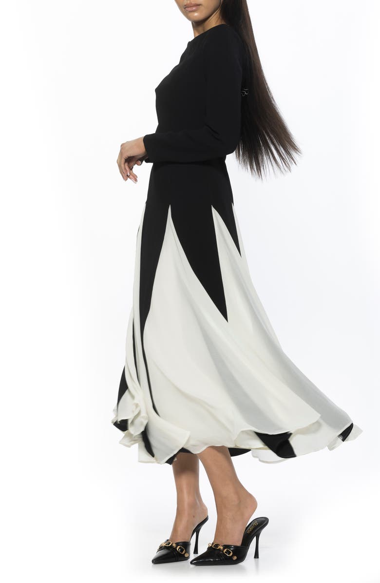 Alexia Admor Elodie Floral Long Sleeve Maxi Dress