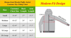 thumbnail image 5 of Mens Sherpa-Lined Hooded Puffer Jacket (Sizes, S to 2XL), 5 of 5