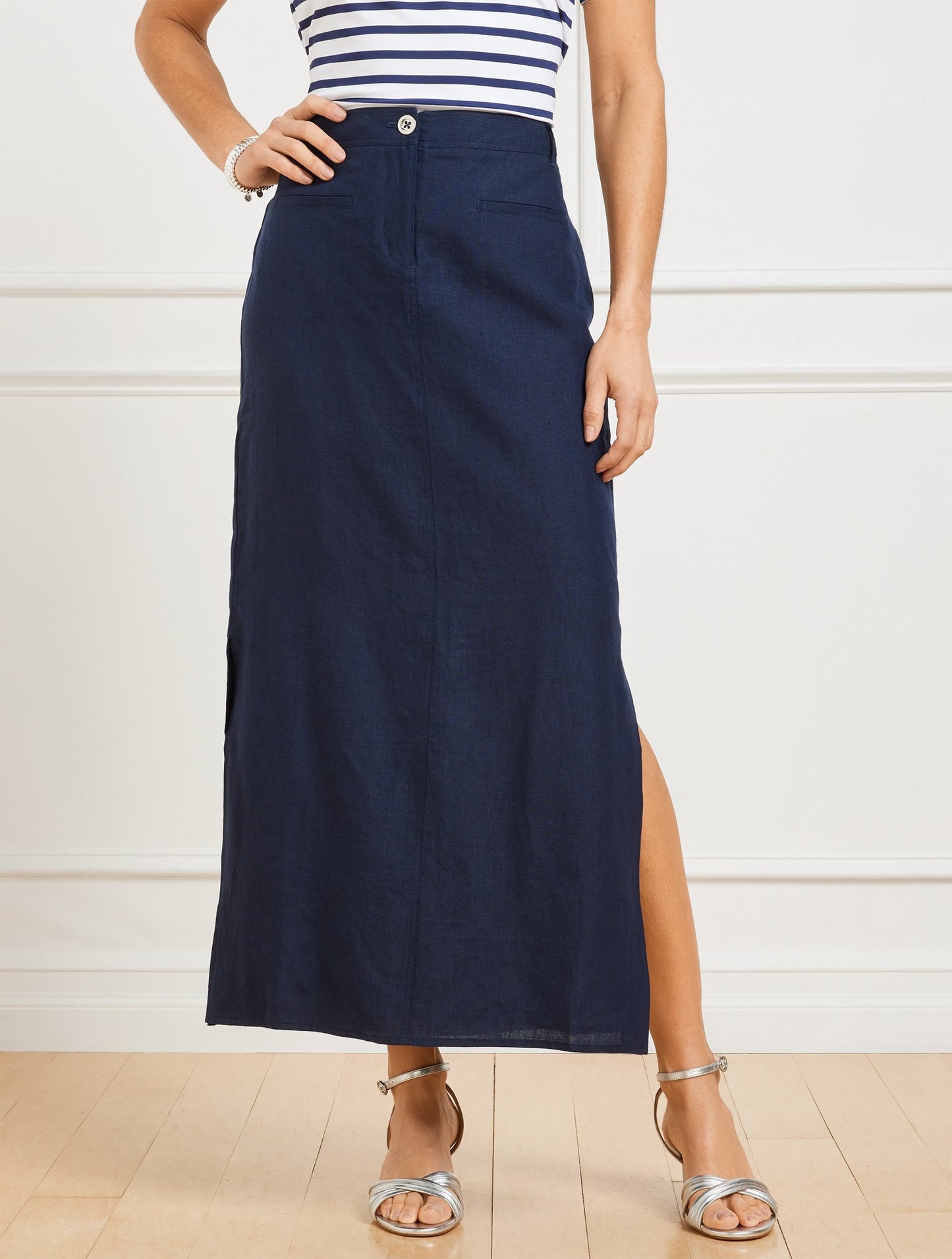 Corduroy Fit & Flare Skirt