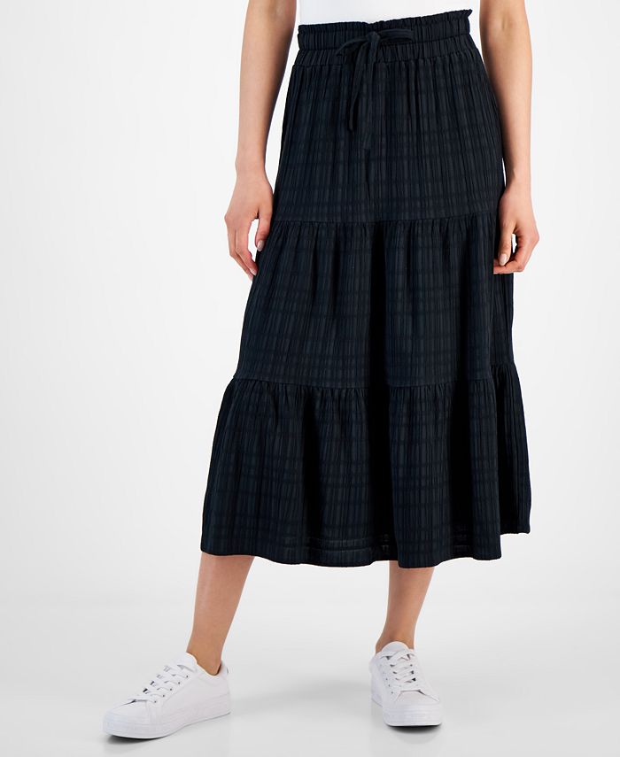 Celebrity Pink - Juniors' Tiered Midi Skirt