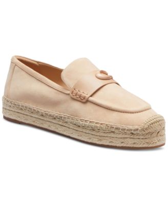 Macy's COACHWomen's Camilla Logo Espadrille Flat Loafers
