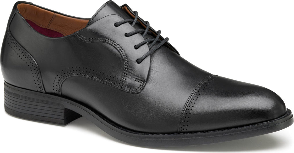 Johnston & Murphy Hawthorn Cap Toe Derby, Main, color, Black Full Grain