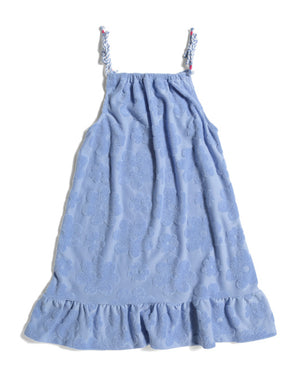 Girls Flower Terry Dress