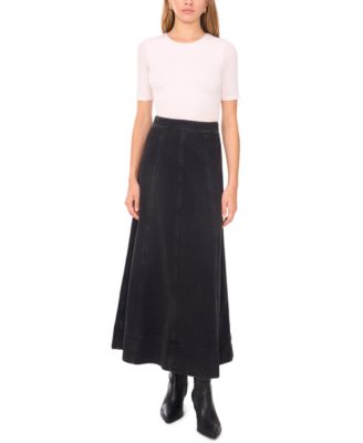Macy's 1.STATEWomen's Denim Seamed Maxi Skirt