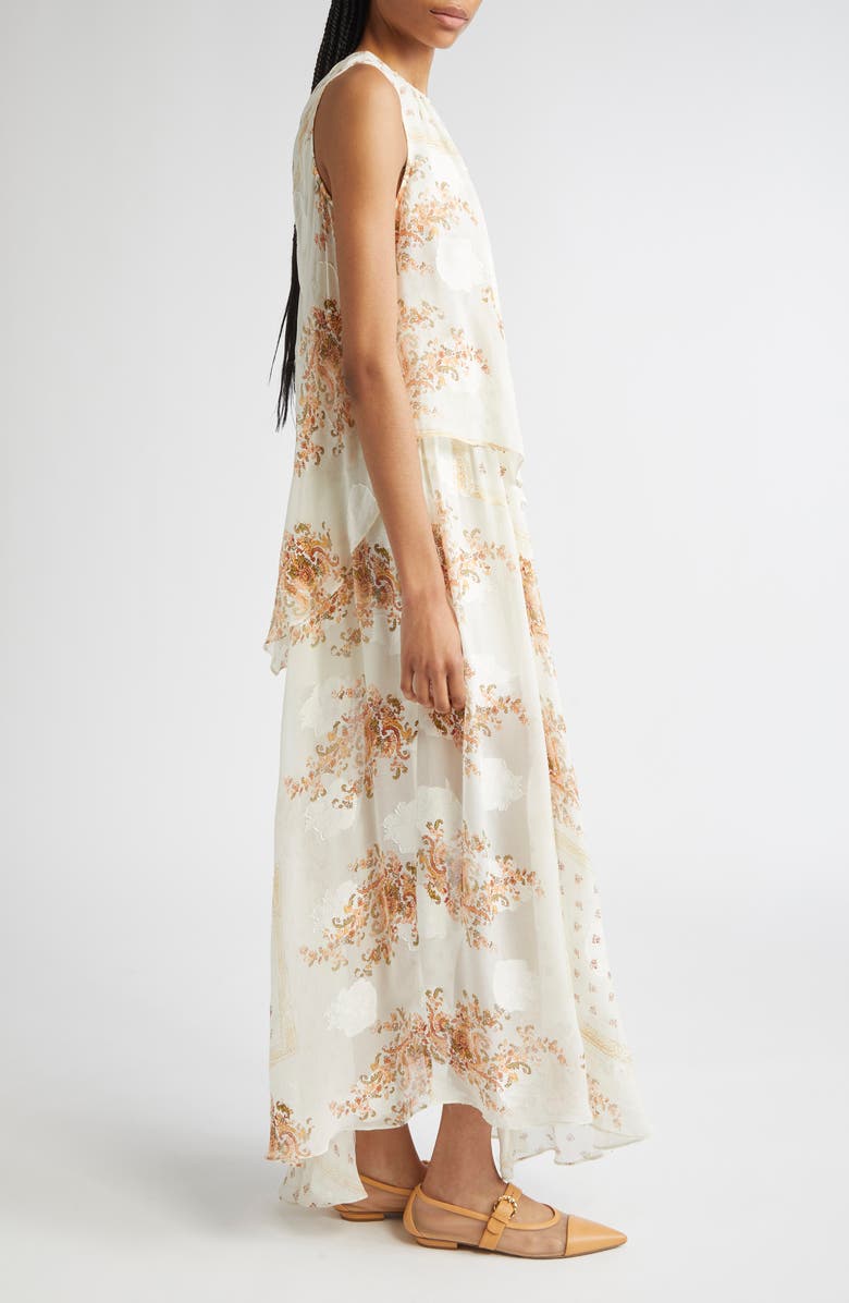 Ulla Johnson Caprice Floral Layered Silk Blend Dress