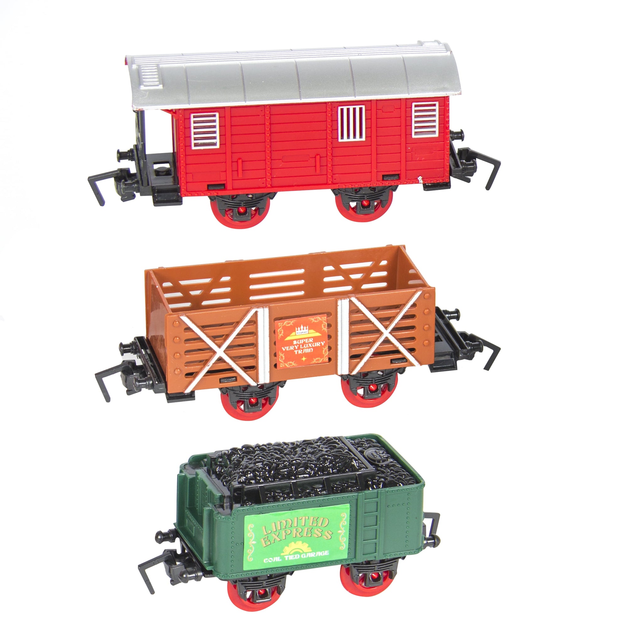 thumbnail image 4 of Best Choice Products Kids Classic Electric Railway Train Car Track Play Set Toy w/ Music, Lights, 4 of 5