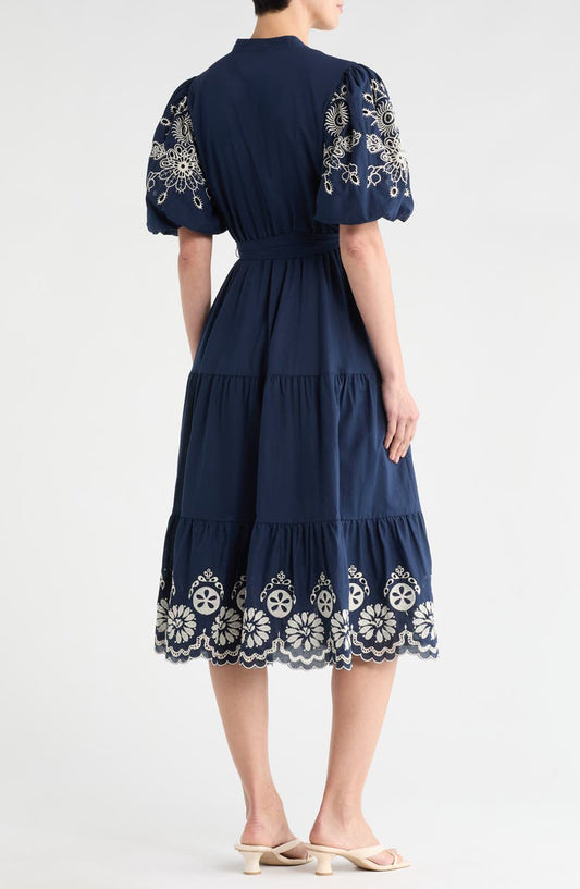 Love By Design Long Beach Embroidered Shirtdress