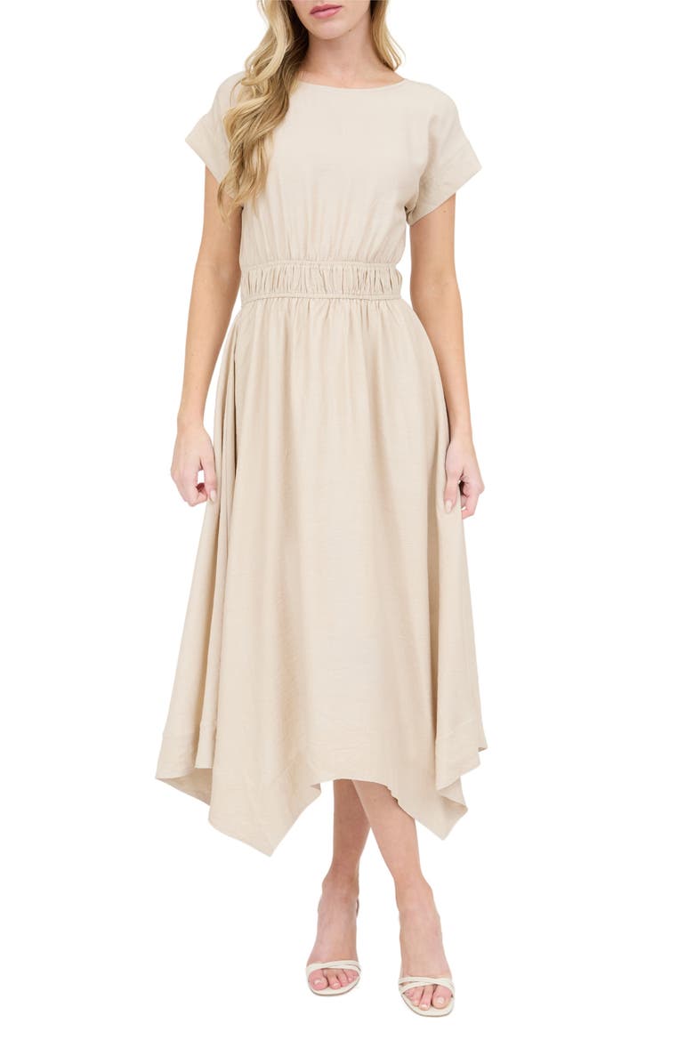 AUGUST SKY Asymmetric Shift Dress