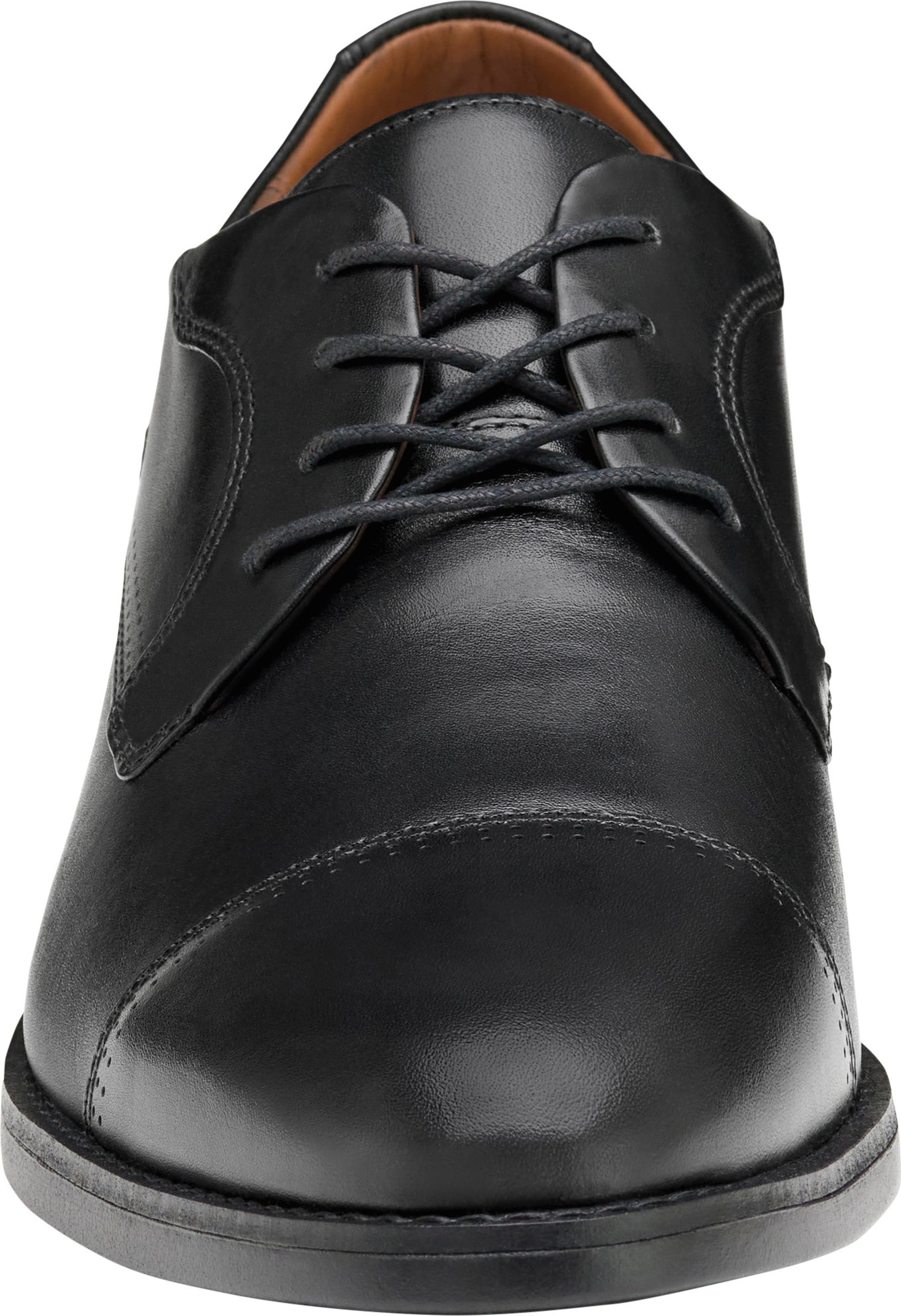 Johnston & Murphy Hawthorn Cap Toe Derby, Alternate, color, Black Full Grain