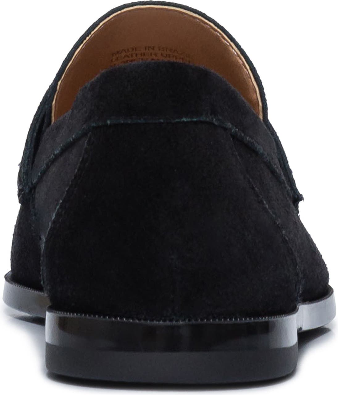 BERNARDO STUDIO Flexible Leather Loafer, Alternate, color, Black Split Suede