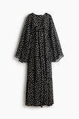 H & M Tiered cape-detail dress