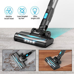 thumbnail image 3 of INSE Lightweight Cordless Stick Vacuum Cleaner 25kPa with 45min Runtime for Carpet Floor Pet Hair N520/N5T, 3 of 12