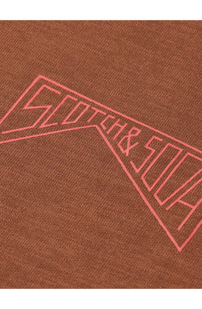Scotch & Soda Logo Graphic Crewneck Sweatshirt