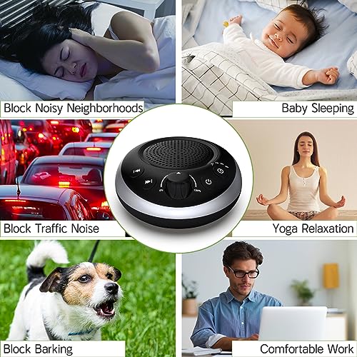 Amazon Sound Machine Loud White Noise Machine Nonstop Brown Noise Sleep Machine 30 Soothing Sounds for Baby Kids Adults Pink Noise Sounds Machine 36-Level Vol 4 Timer Memory Function for Home Travel Office