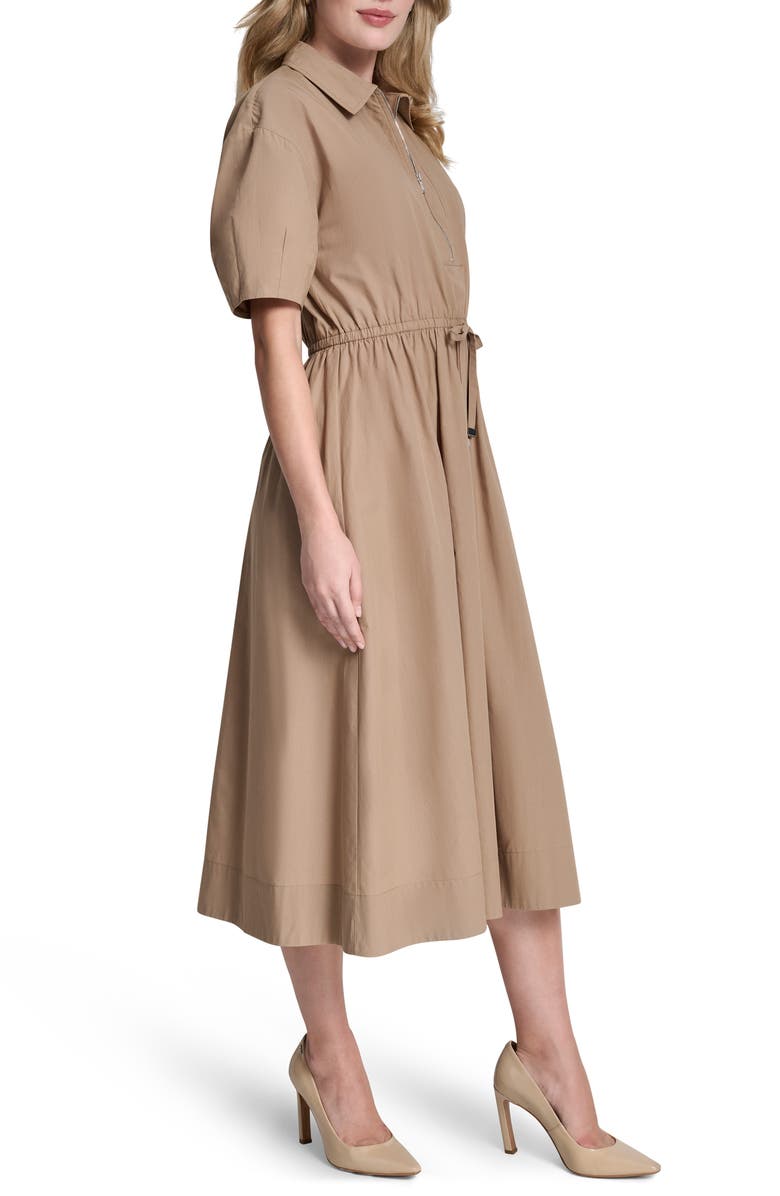 DKNY Zipped Cotton Shirtdress